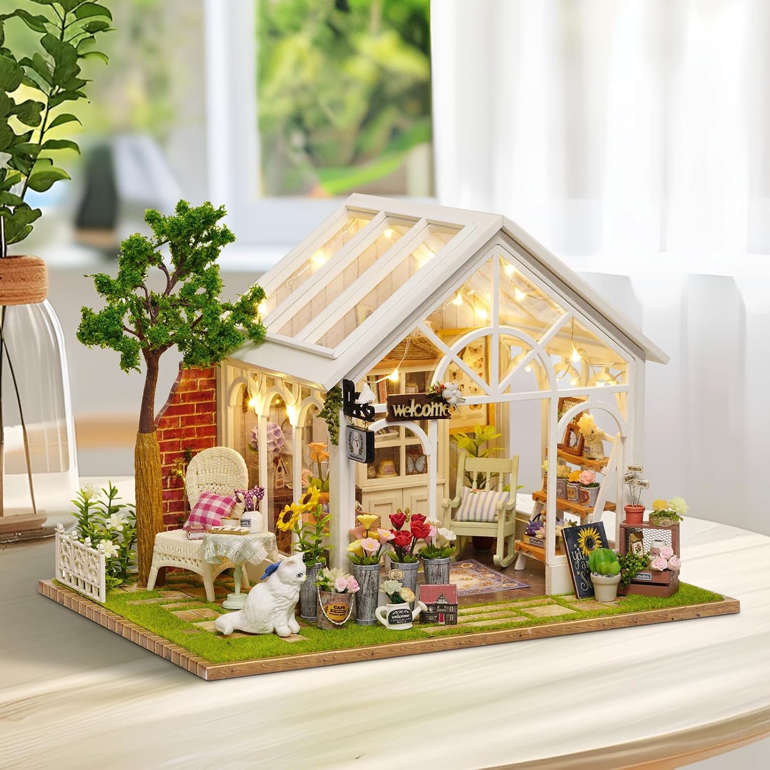 HYUKBI DIY Booknook Dollhouse Kit