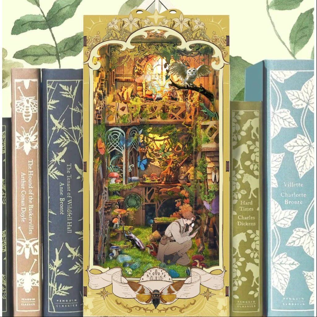 DIY Miniature Dollhouse
Rolife Cutebee HYUKBI DIY Booknook Dollhouse Kit 3D Wooden Puzzle 
Micro Building Blocks Set
Blindbox plush cute toy