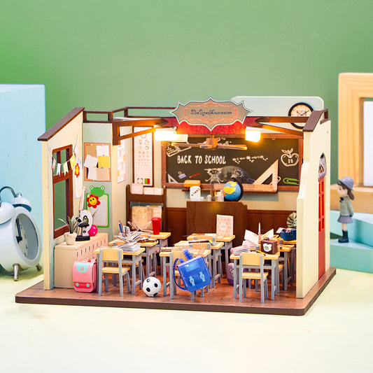 HYUKBI DIY Booknook Dollhouse Kit