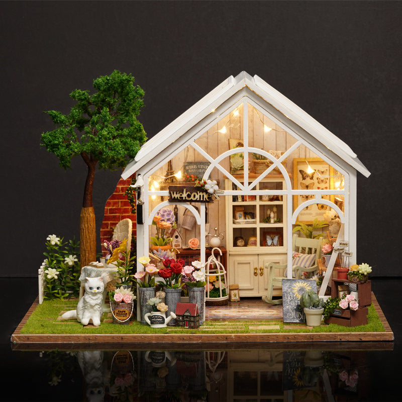 HYUKBI DIY Booknook Dollhouse Kit