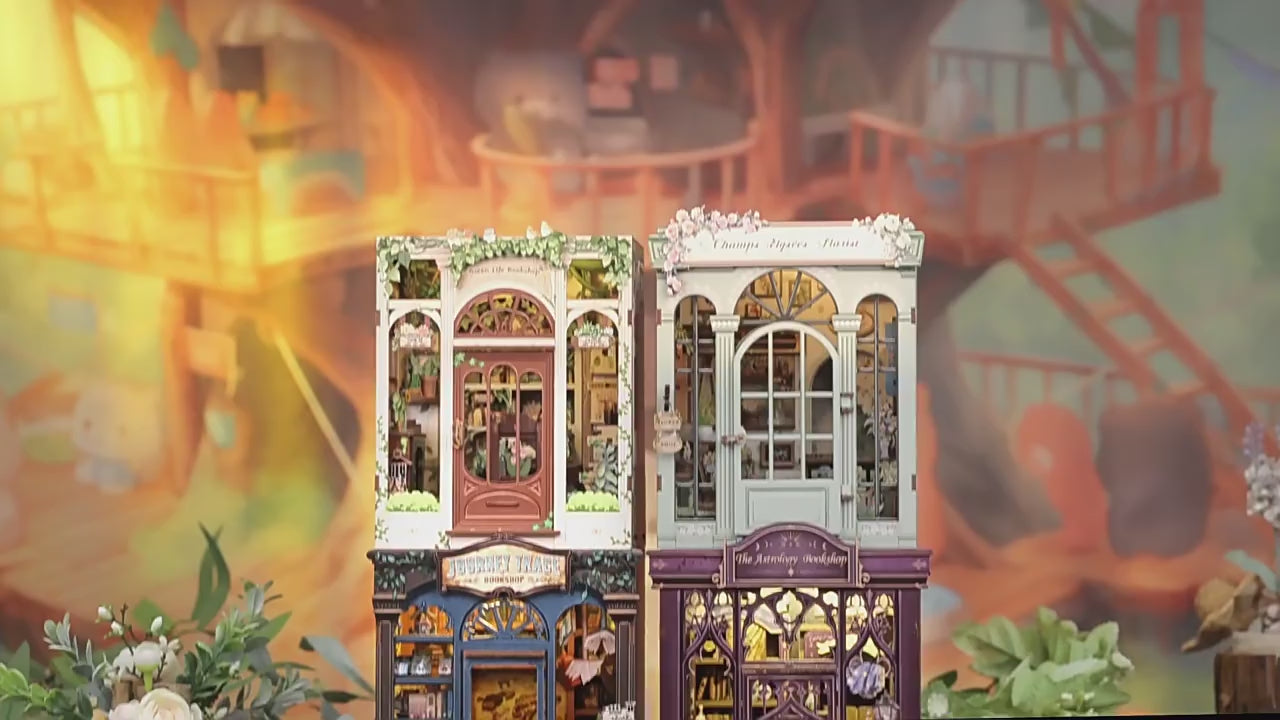 HYUKBI DIY Booknook Dollhouse Kit