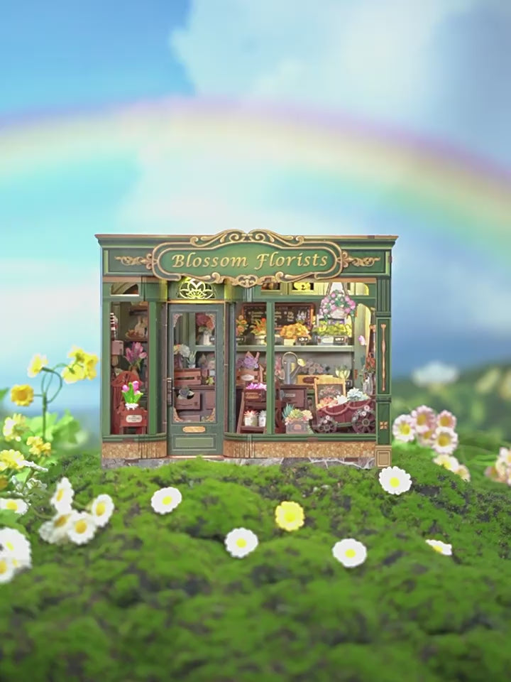 Rolife Cutebee HYUKBI DIY Booknook Dollhouse Kit 3D Wooden Puzzle 