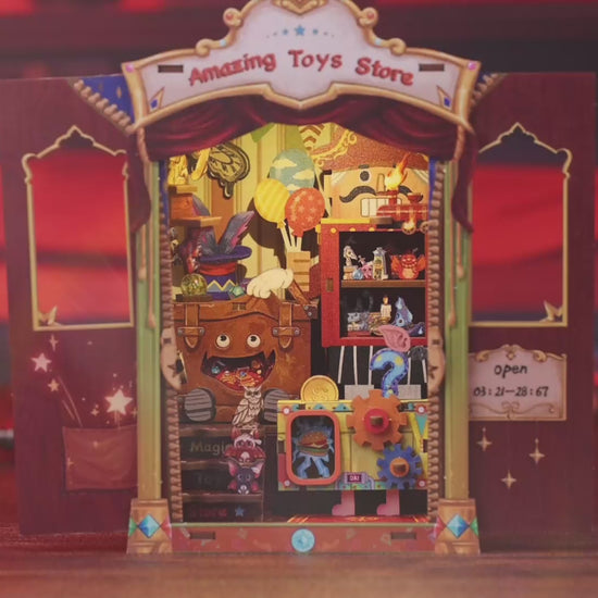 Rolife Cutebee HYUKBI DIY Booknook Dollhouse Kit 3D Wooden Puzzle 