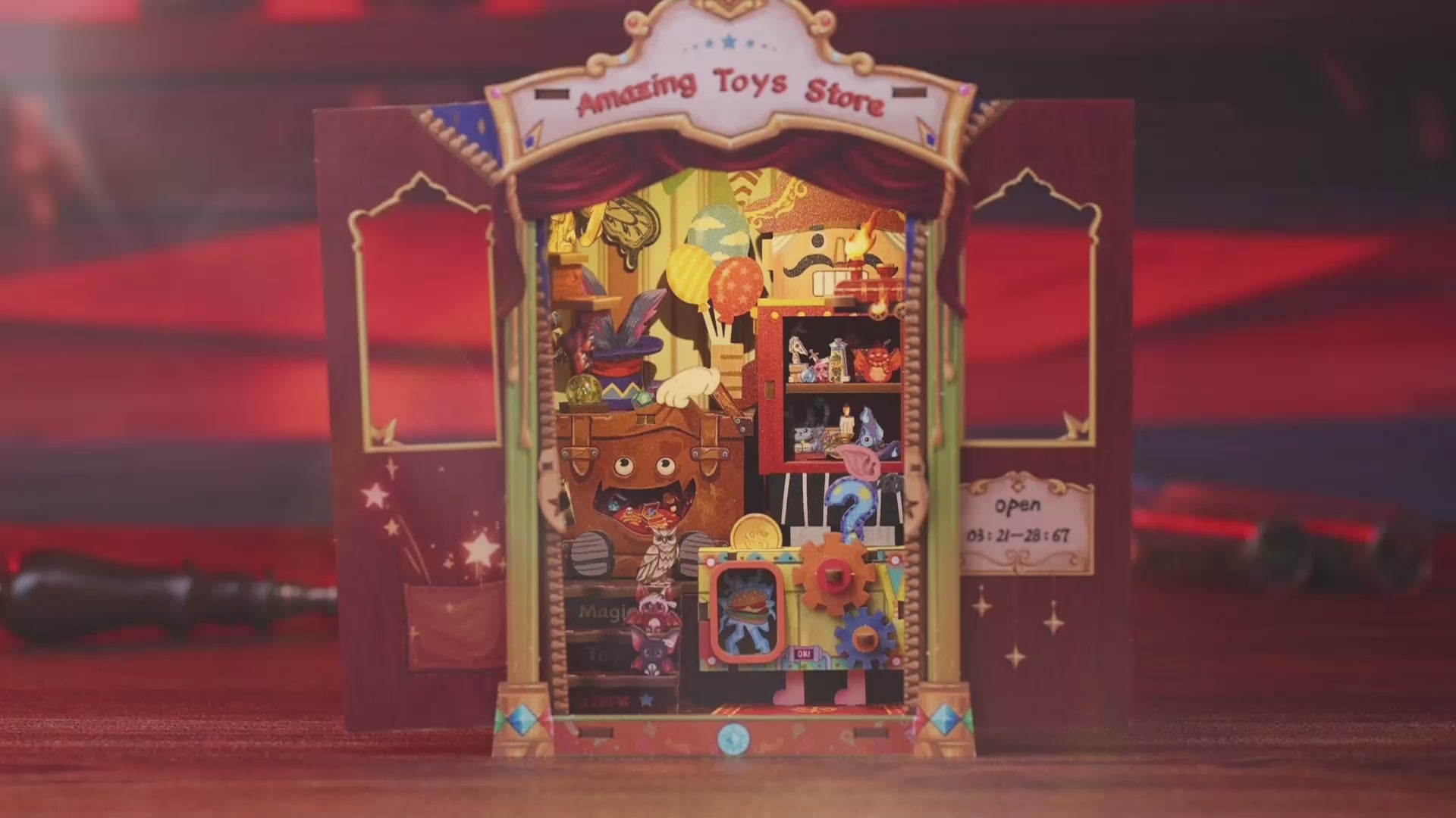Rolife Cutebee HYUKBI DIY Booknook Dollhouse Kit 3D Wooden Puzzle 