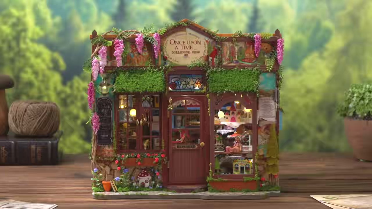 DIY Miniature Dollhouse
Rolife Cutebee HYUKBI DIY Booknook Dollhouse Kit 3D Wooden Puzzle 
Micro Building Blocks Set
Blindbox plush cute toy