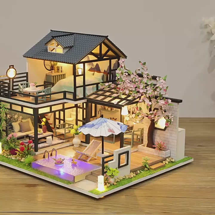 HYUKBI DIY Booknook Dollhouse Kit