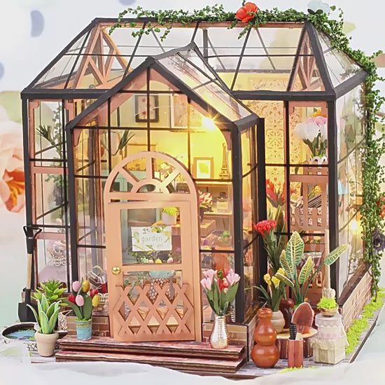 HYUKBI DIY Booknook Dollhouse Kit