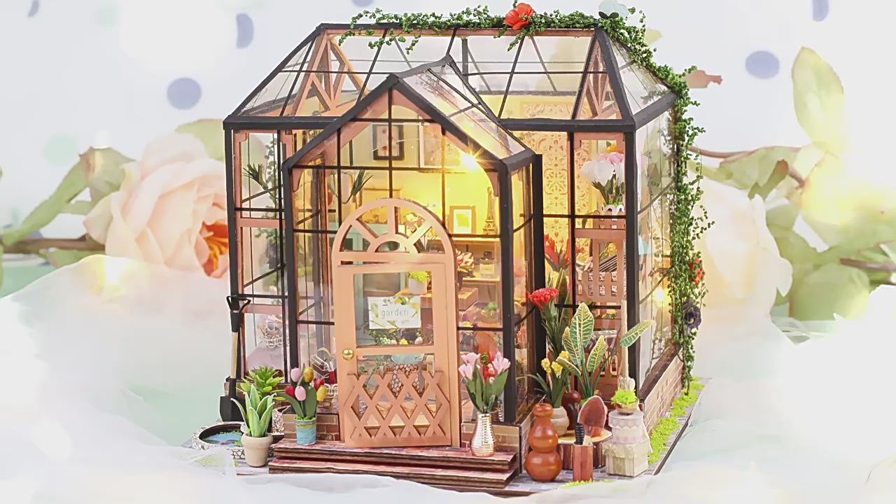 HYUKBI DIY Booknook Dollhouse Kit