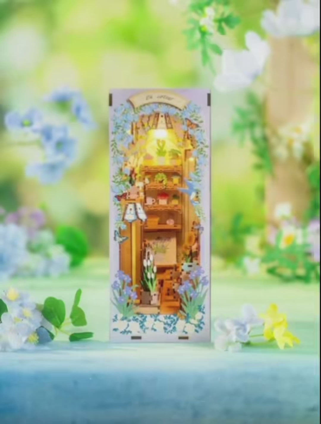 DIY Miniature Dollhouse
Rolife Cutebee HYUKBI DIY Booknook Dollhouse Kit 3D Wooden Puzzle 
Micro Building Blocks Set
Blindbox plush cute toy