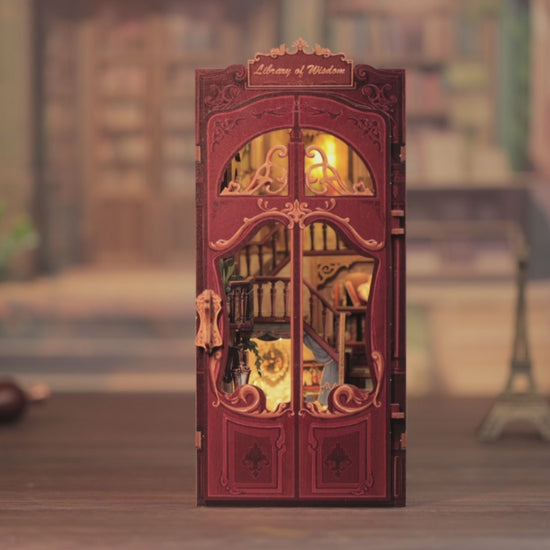 Rolife Cutebee HYUKBI DIY Booknook Dollhouse Kit 3D Wooden Puzzle