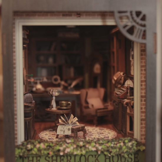Rolife Cutebee HYUKBI DIY Booknook Dollhouse Kit 3D Wooden Puzzle 