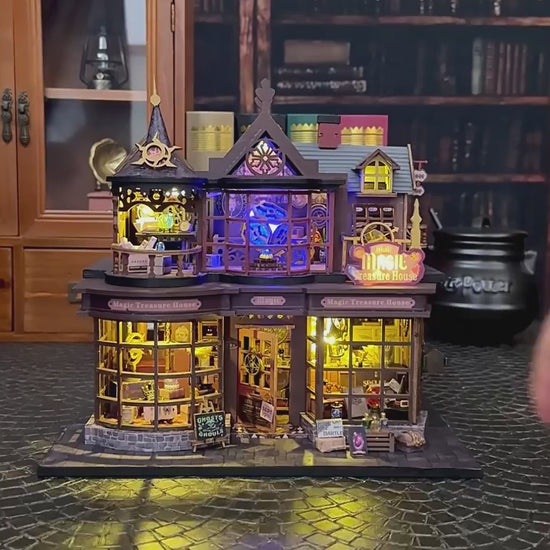 HYUKBI DIY Booknook Dollhouse Kit