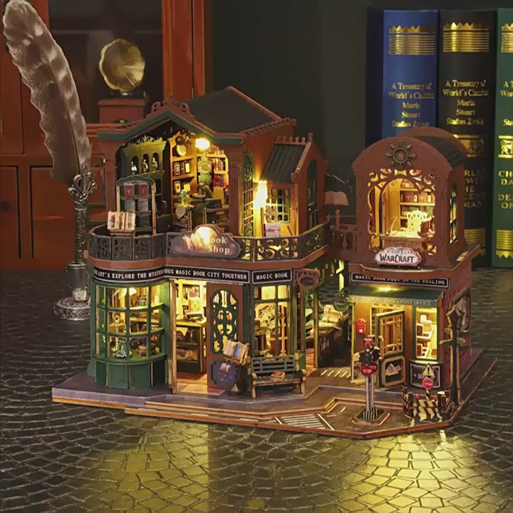 DIY Miniature Dollhouse
Rolife Cutebee HYUKBI DIY Booknook Dollhouse Kit 3D Wooden Puzzle 
Micro Building Blocks Set
Blindbox plush cute toy