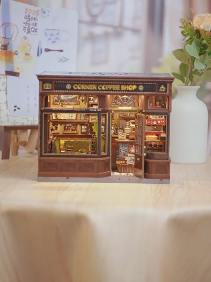 Rolife Cutebee HYUKBI DIY Booknook Dollhouse Kit 3D Wooden Puzzle 