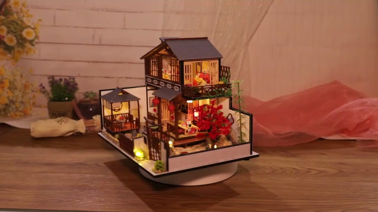 HYUKBI DIY Booknook Dollhouse Kit