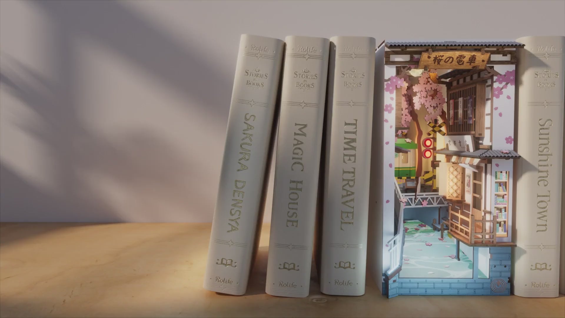 DIY Book Nook Kit-Sakura Wine Alley