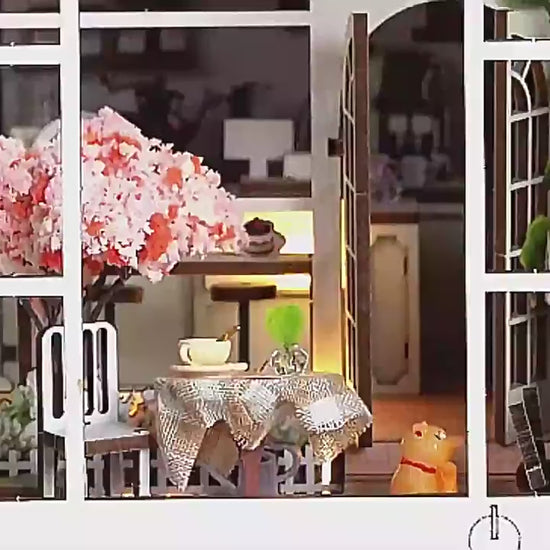 DIY Miniature Dollhouse
Rolife Cutebee HYUKBI DIY Booknook Dollhouse Kit 3D Wooden Puzzle 