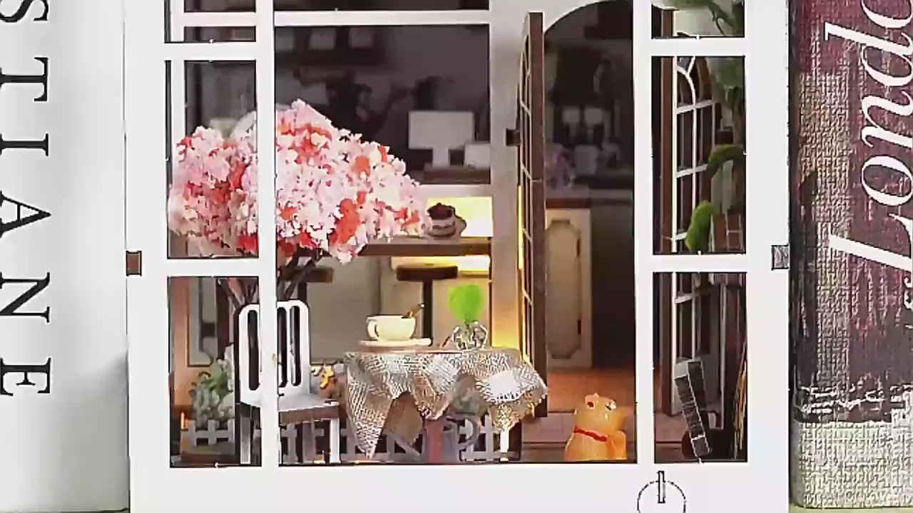 DIY Miniature Dollhouse
Rolife Cutebee HYUKBI DIY Booknook Dollhouse Kit 3D Wooden Puzzle 
