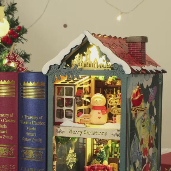 HYUKBI DIY Booknook Dollhouse Kit