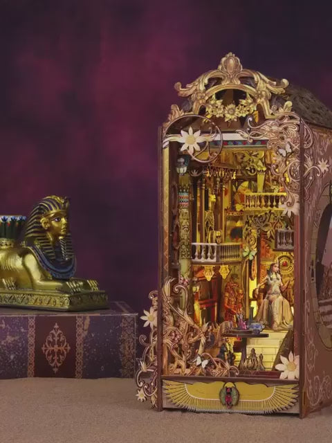 HYUKBI DIY Booknook Dollhouse Kit 