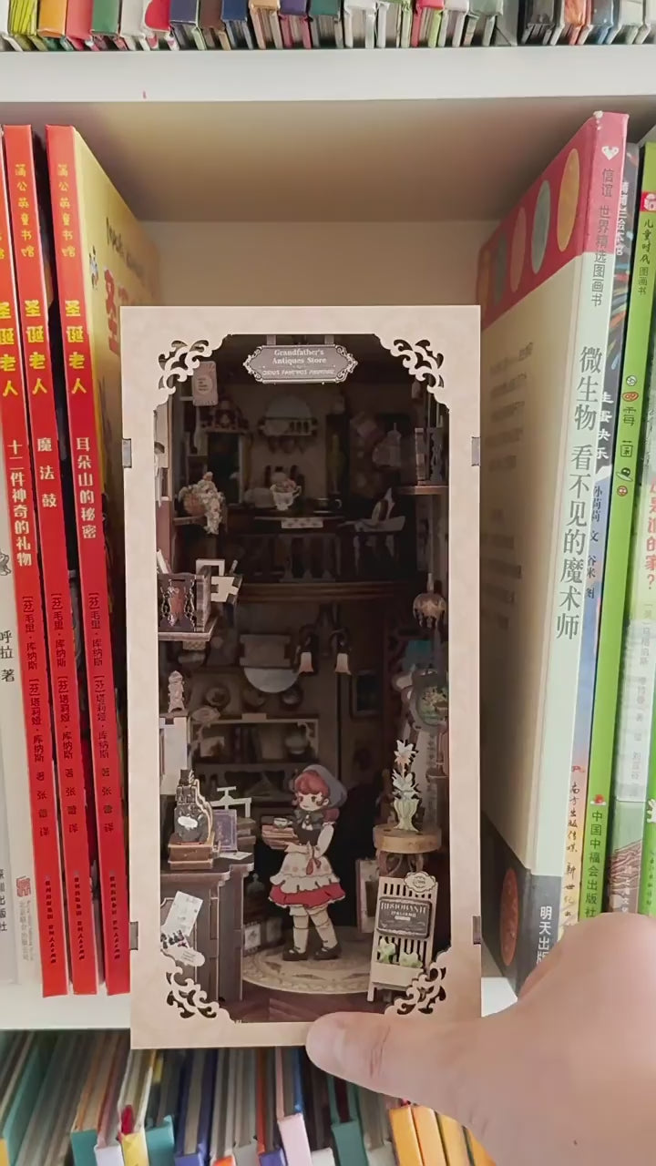 Rolife Cutebee HYUKBI DIY Booknook Dollhouse Kit 3D Wooden Puzzle