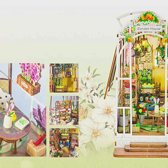 HYUKBI DIY Booknook Dollhouse Kit