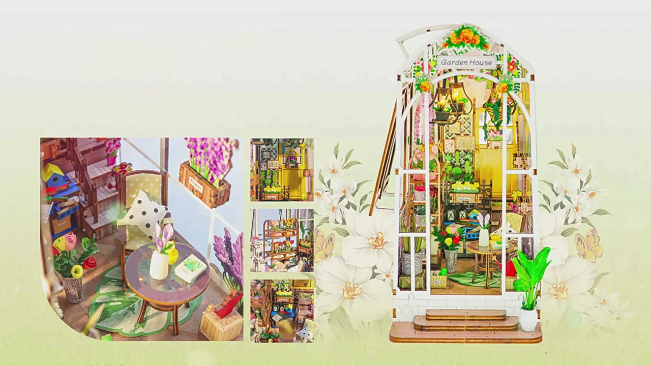 HYUKBI DIY Booknook Dollhouse Kit